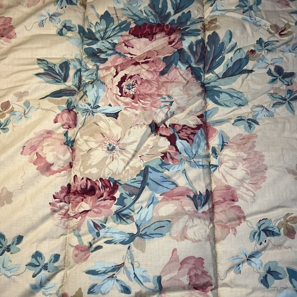 Ralph Lauren Vintage Floral Elsa Grasslands King Comforter Bedspread 96"x87" - Picture 3 of 8